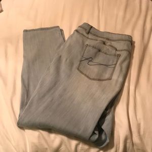 Cato Plus Size Ripped Skinny Jeans